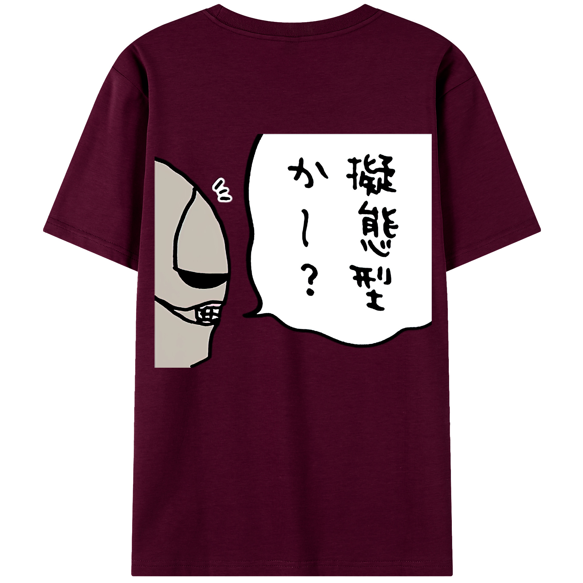 （画像用） ちいかわ 労働の鎧さん Chii-kawa Mr. Armor of Labor レディース半袖Tシャツ(バックプリント)